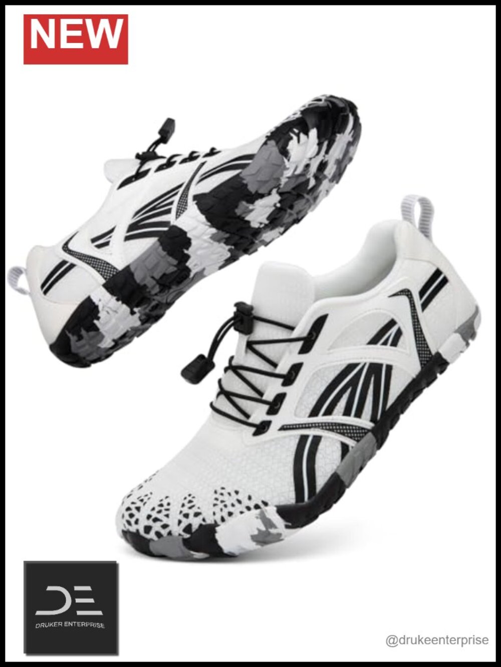 Wide Toe Non-Slip Water Shoes Barefoot Aqua Quick-Dry Swim Kayak Hiking Surfing